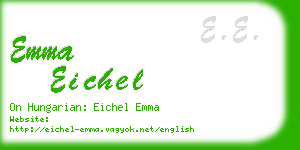 emma eichel business card